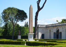 Obelisk in Villa Medici