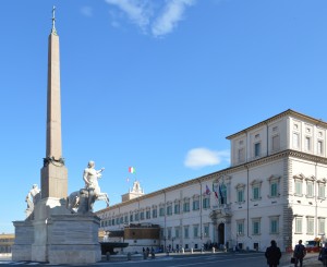 The Quirinale Palace and the obelisk