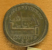Sestertius brass coin