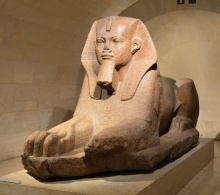Sphinx excavated in Tanis