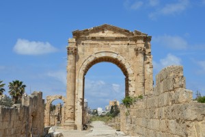 Triumphal arch at the entrance of hippodrome site